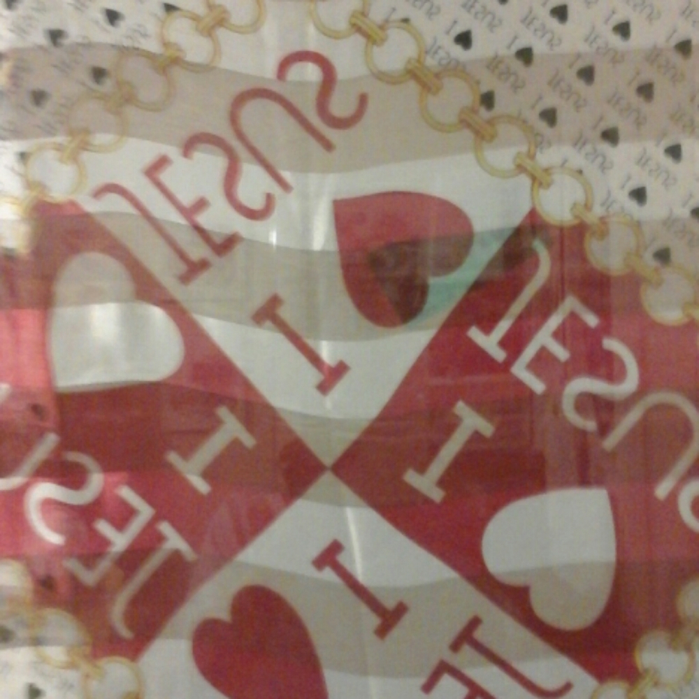 Large I love Jesus Scarf